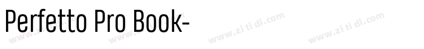 Perfetto Pro Book字体转换